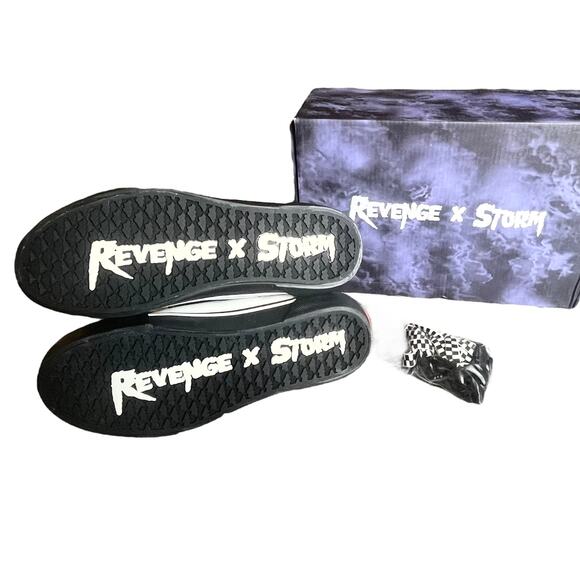 NEW Revenge x Storm Vol 2 HIGH TOP SNEAKERS Black White Men\'s 5 Women\'s 6.5 Box main image 7